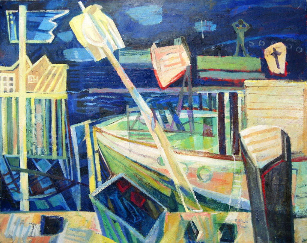 Frank Nitsche Werkserie Ansichten von Innen - Hafen 2022