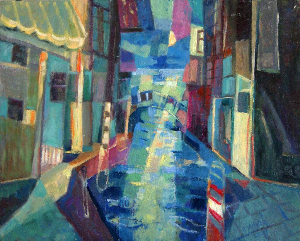 Frank Nitsche Werkserie Ansichten von Innen - Kanal in Venedig 2025