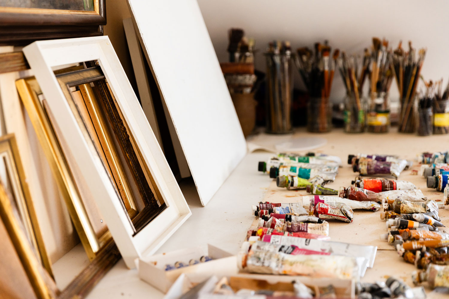 Frank Nitsche Atelier 2025 - Foto Christina Schubert