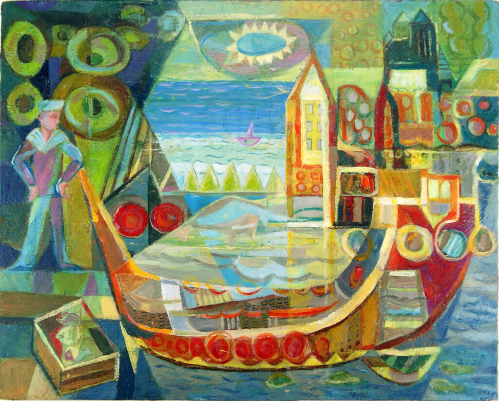 Frank Nitsche Werkserie Kinderland - Barke 2025