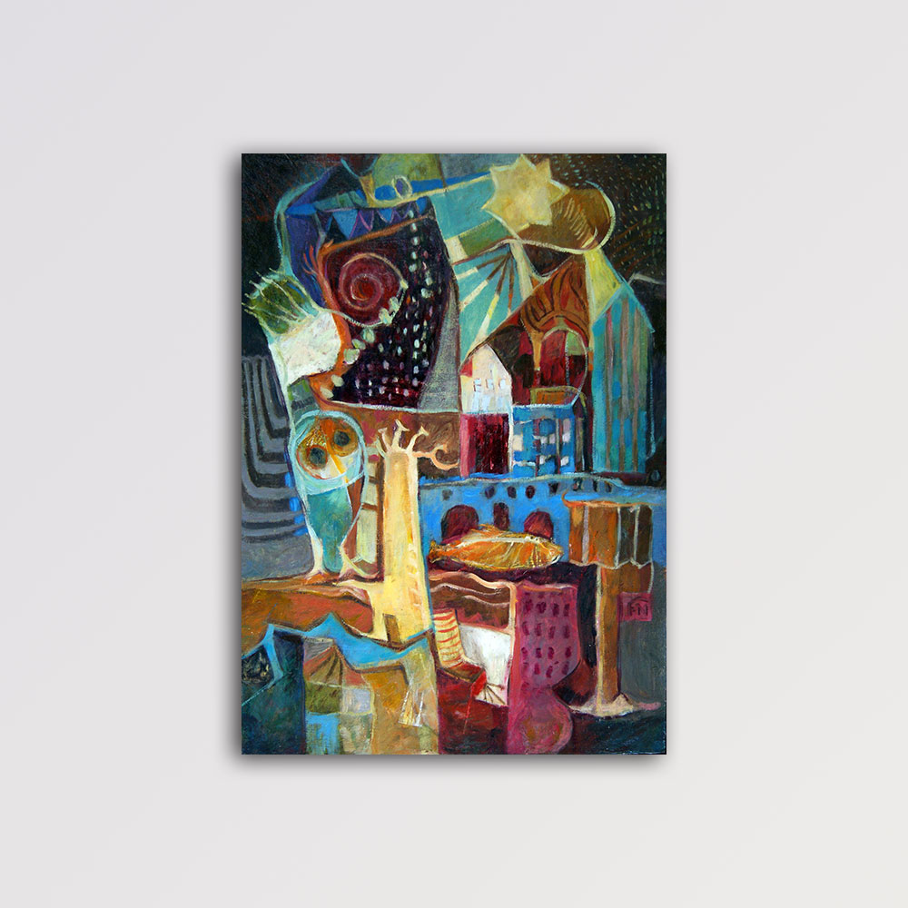 Frank Nitsche Werkserie Kinderland - Die blaue Brücke 2019