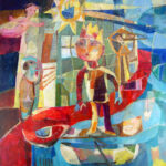 Frank Nitsche Werkserie Kinderland - Rotes Ufer 2025