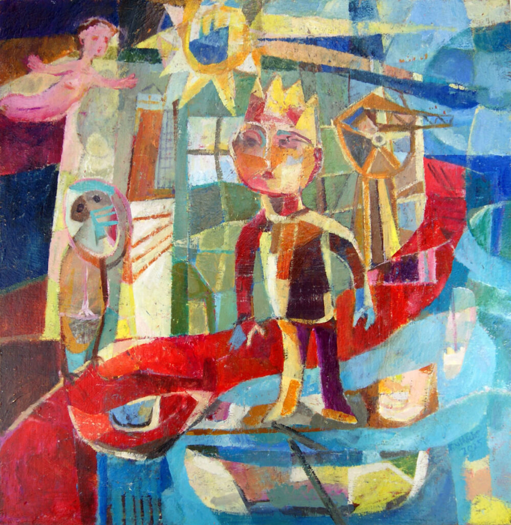 Frank Nitsche Werkserie Kinderland - Rotes Ufer 2025