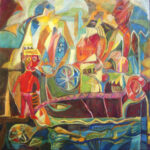 Frank Nitsche Werkserie Kinderland - Rufer im Hafen 2024