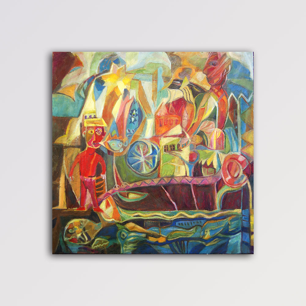 Frank Nitsche Werkserie Kinderland - Rufer im Hafen 2024