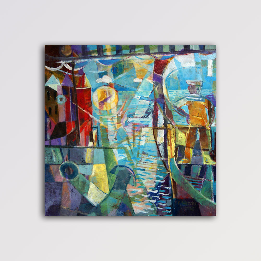 Frank Nitsche Werkserie Narr und König - Ankunft im Hafen 2025