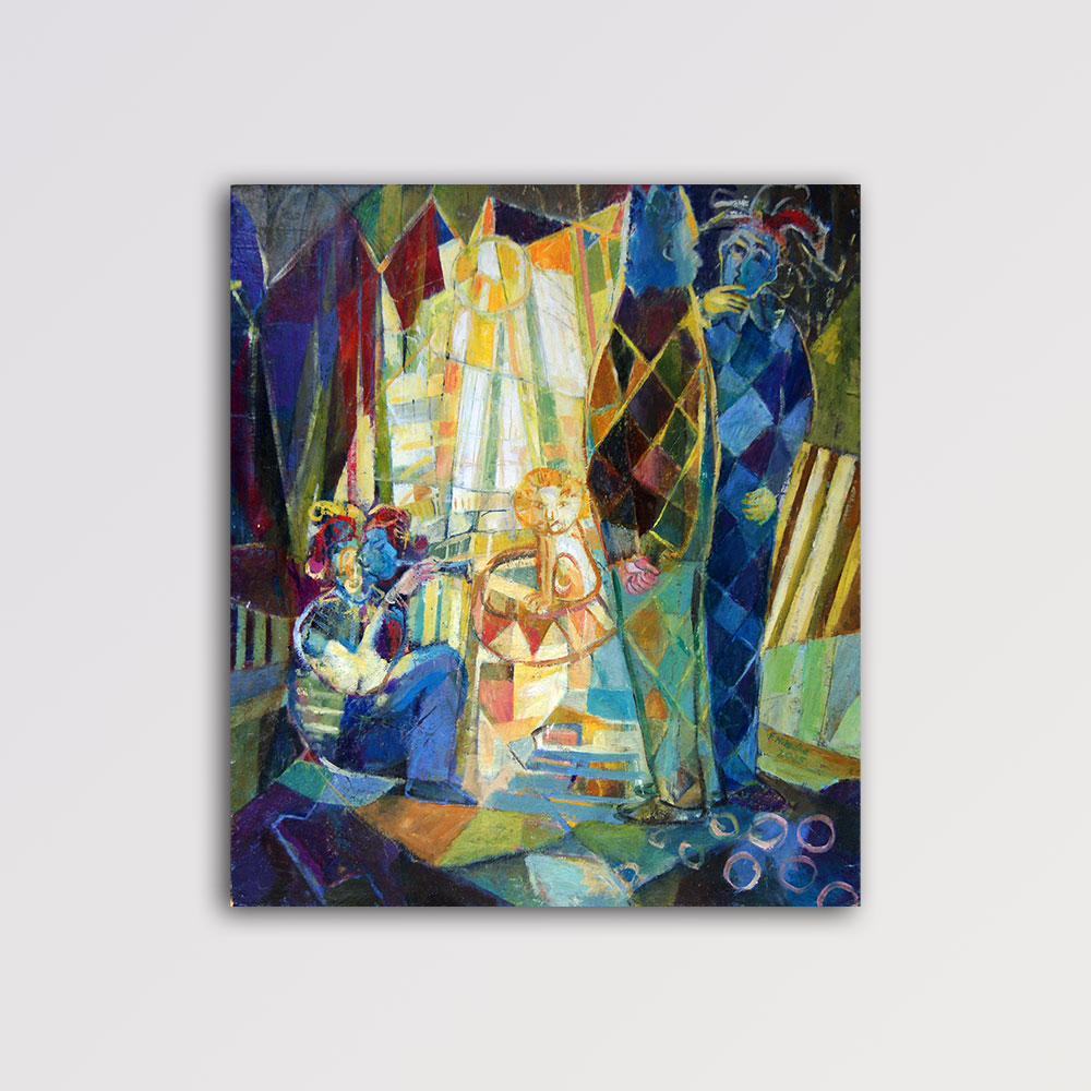 Frank Nitsche Werkserie Narr und König - Drei Narren im Zirkus 2025