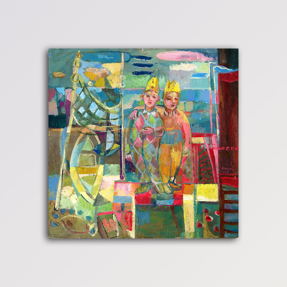 Frank Nitsche Werkserie Narr und König - Freunde 2025