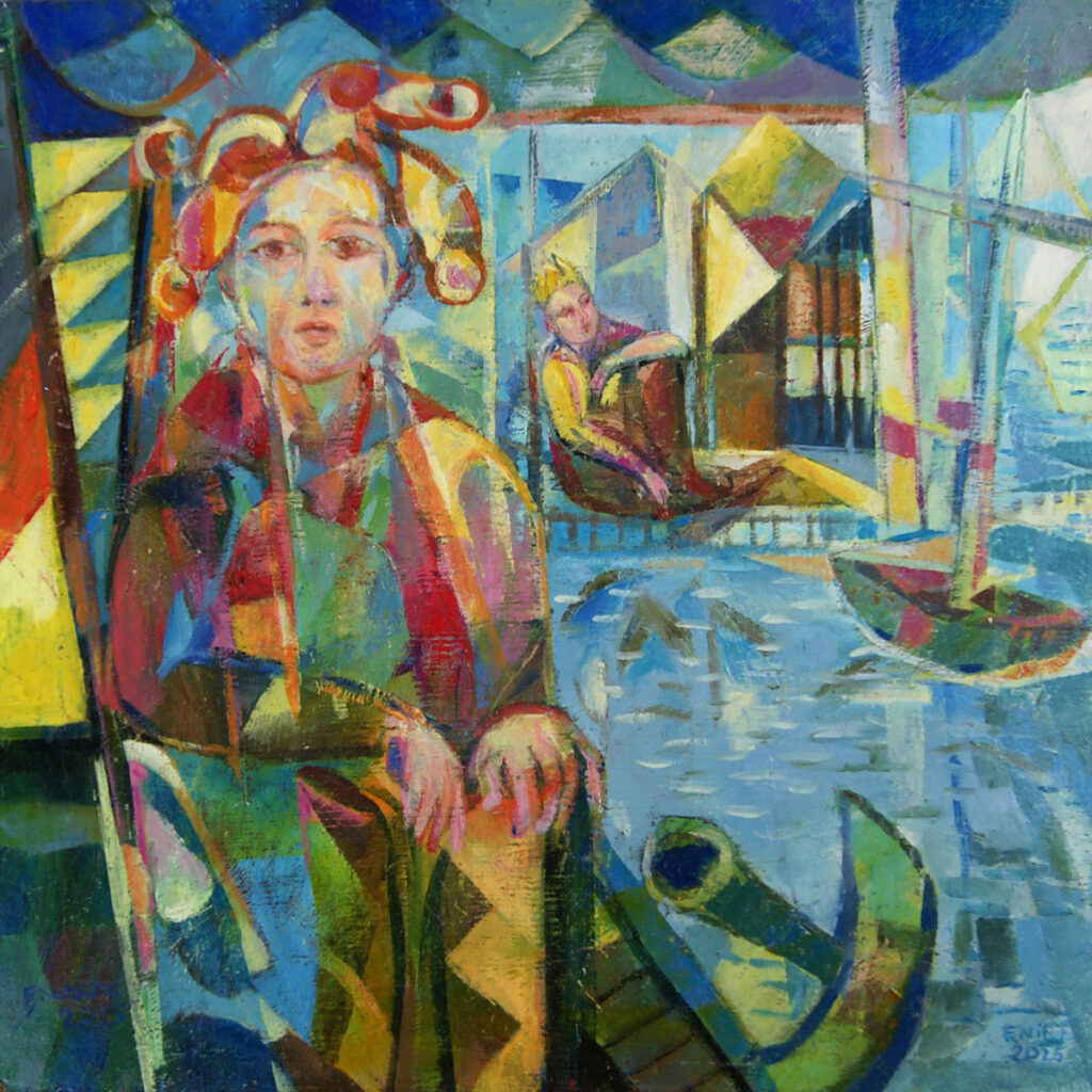 Frank Nitsche Werkserie Narr und König - Im Hafen 2025