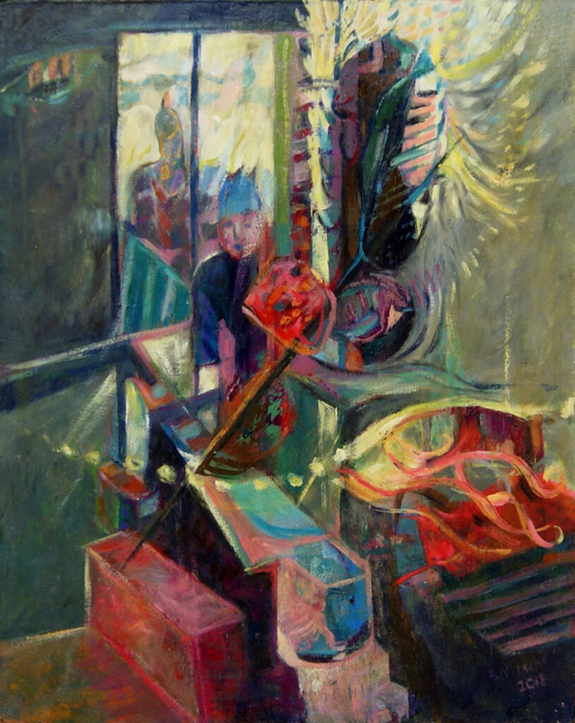 Frank Nitsche Werkserie Ansichten von Innen - Schild