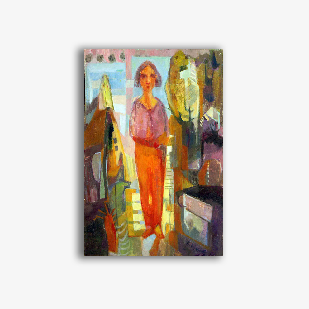 Frank Nitsche Werkserie Ansichten von Innen - Begegnung im Dorf