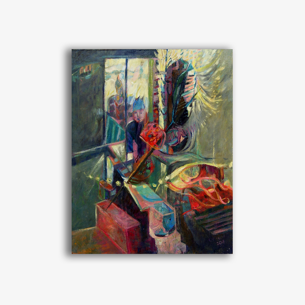 Frank Nitsche Werkserie Ansichten von Innen - Schild