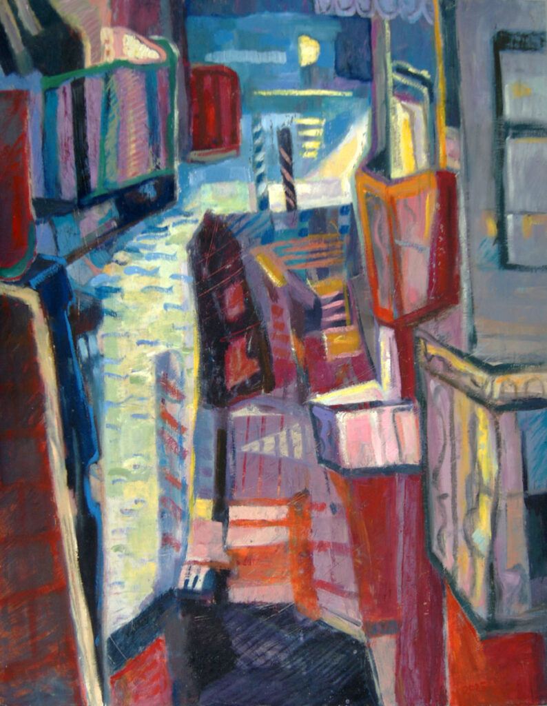 Frank Nitsche Werkserie Ansichten von Innen - Venezianische Balkone