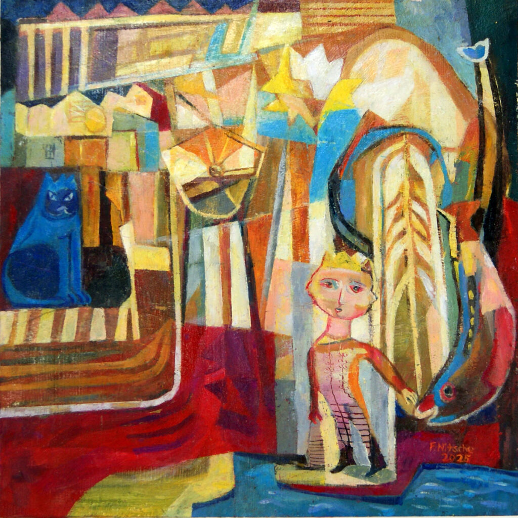 Frank Nitsche Werkserie Kinderland "Ausblick"