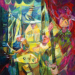 Frank Nitsche Werkserie Narr und König - Rote Fahne