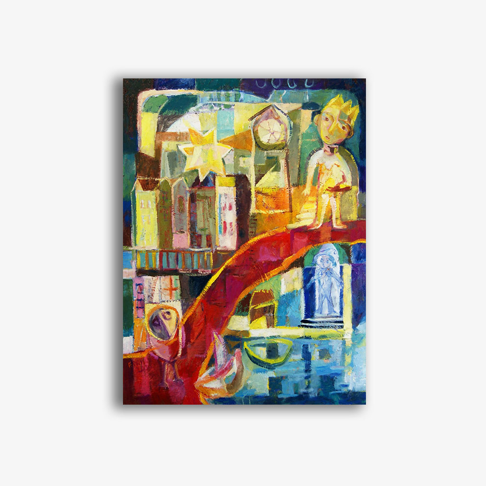 Frank Nitsche Werkserie Narr und König - Roter Weg